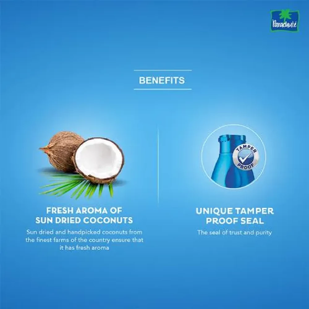 Parachute Coconut Oil - 100percent Pure, 300 ml Bottle-4.webp